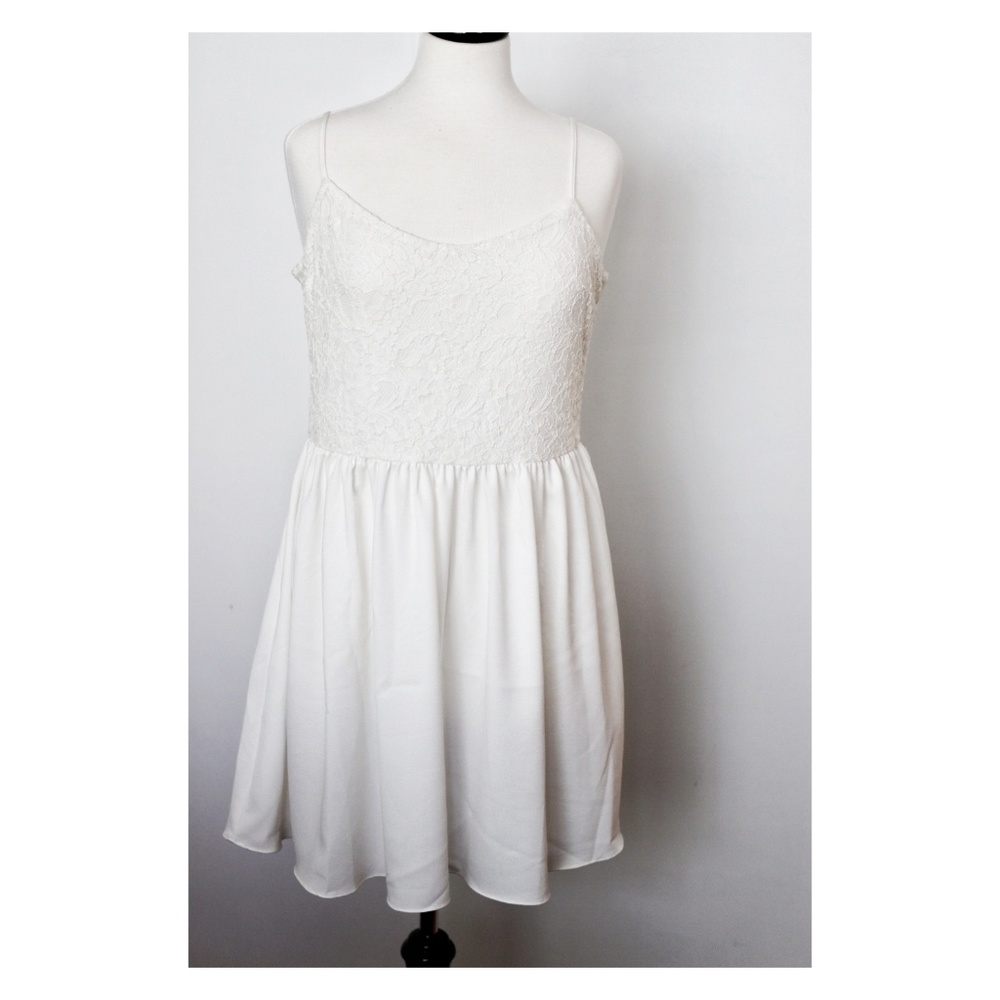White babydoll dress
